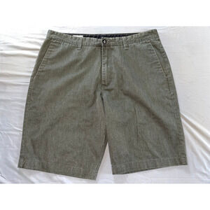 Volcom Vmonty Flat Front Chino Skate Shorts. Gray, Men's Size 36. EUC!!